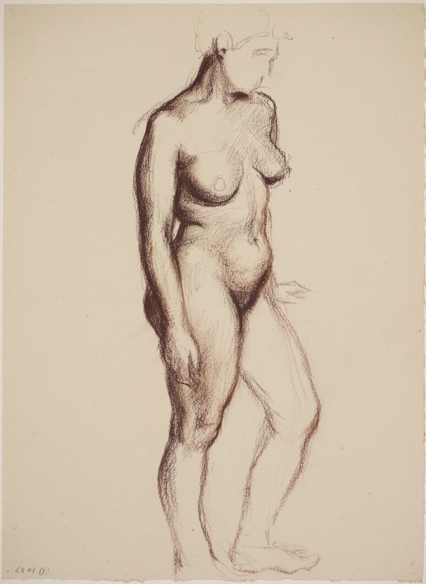 Standing Nude Girl, Facing Left