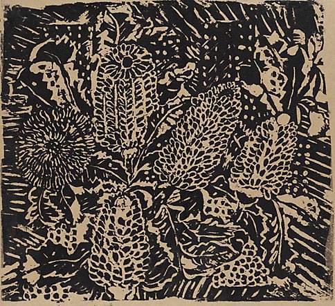 Banksia, 1946 by Margaret Preston :: The Collection :: Art Gallery NSW