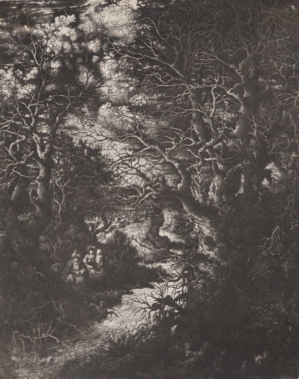 The Flight Into Egypt 1855 By Rodolphe Bresdin The Collection Art Gallery Nsw