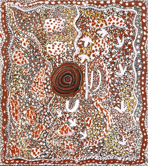 Emu Dreaming, 1974 By Johnny Warangkula Tjupurrula :: The Collection 