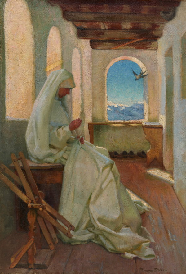 Saint Elizabeth working for the poor, circa 1920 by Marianne Stokes :: The  Collection :: Art Gallery NSW