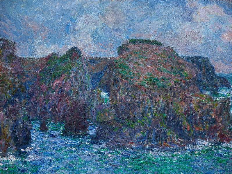 Port-Goulphar, Belle-Île, 1887 by Claude Monet :: The Collection :: Art ...