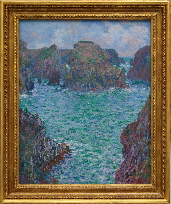 Port-Goulphar, Belle-Île, 1887 by Claude Monet :: The Collection :: Art ...