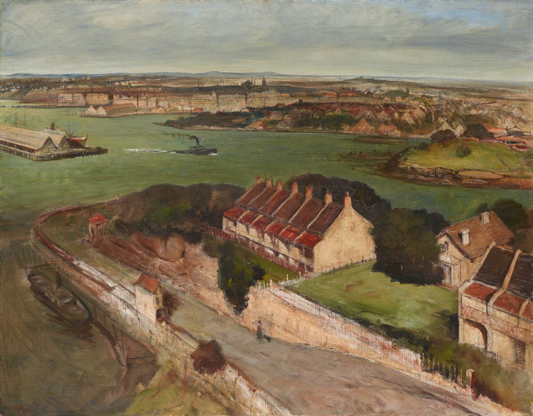 The Harbour from McMahon's Point, 1950 by Lloyd Rees