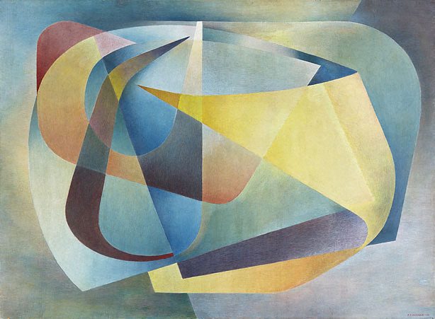 Abstract painting, 1951 by Frank Hinder :: The Collection :: Art Gallery NSW