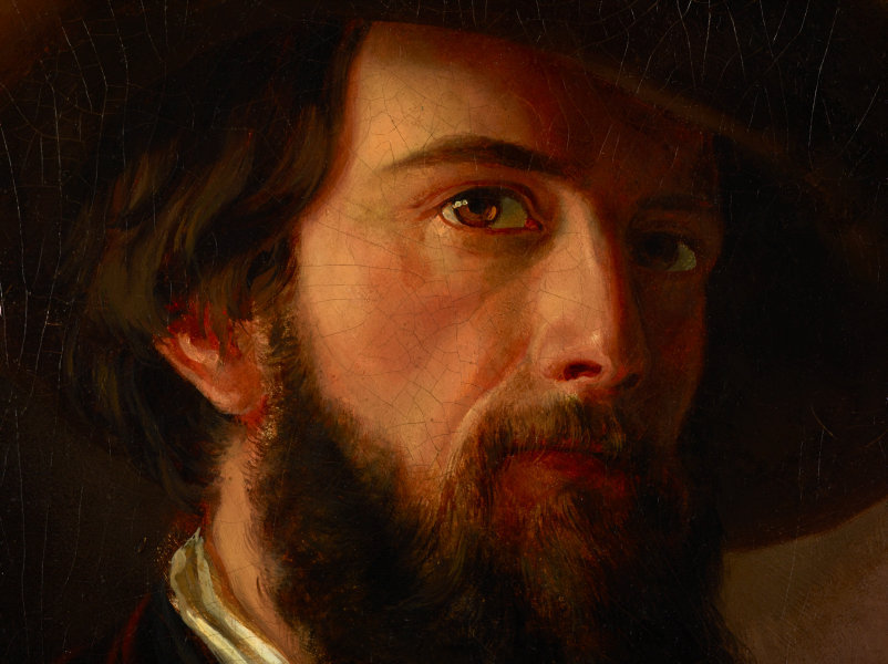 Self portrait, 1857 by Nicholas Chevalier :: The Collection :: Art ...