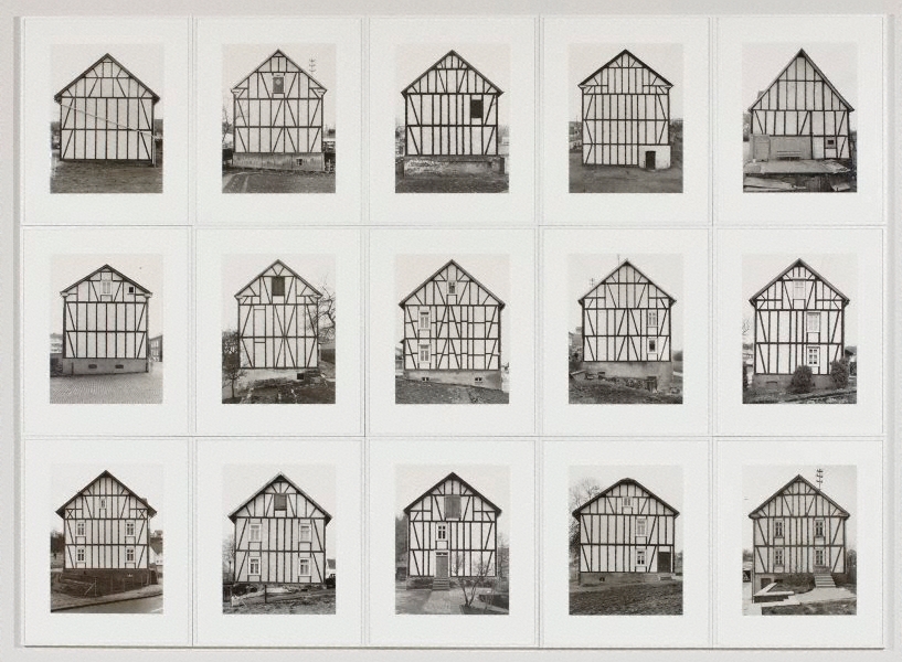 Bernd & Hilla Becher, Framework Houses, 1959-71, Art Gallery of New South Wales, Sydney