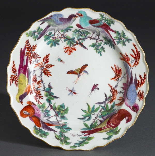 Plate, (circa 1760-1765) by Chelsea :: The Collection :: Art Gallery NSW