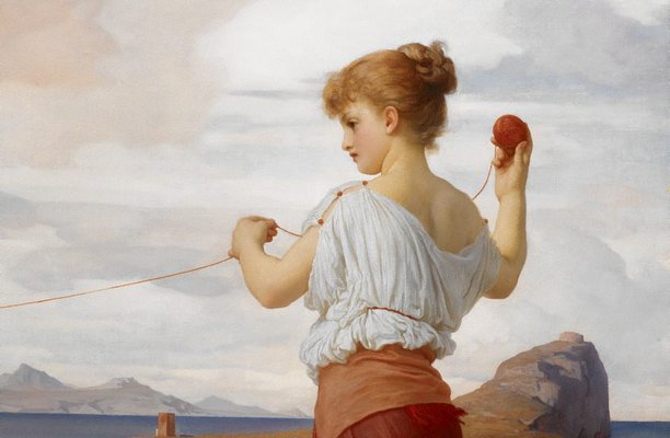 Alternate image of Winding the skein by Lord Frederic Leighton