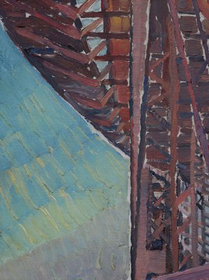 Alternate image of The curve of the bridge by Grace Cossington Smith