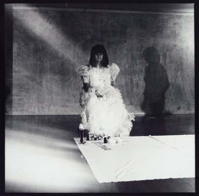 Alternate image of The unword performance (11 female sexual organs) by Mike Parr