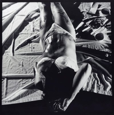 Alternate image of The unword performance (11 female sexual organs) by Mike Parr