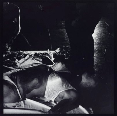 Alternate image of The unword performance (11 female sexual organs) by Mike Parr