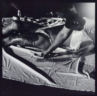 Alternate image of The unword performance (11 female sexual organs) by Mike Parr