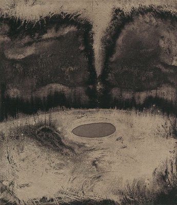 Alternate image of Blackness from her womb by Sir Anish Kapoor