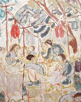 Alternate image of Tea garden, Peking by Ian Fairweather