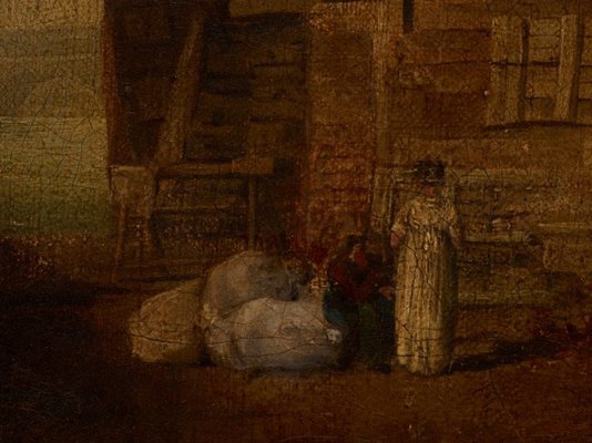 Alternate image of A courtyard by attrib. Norwich School