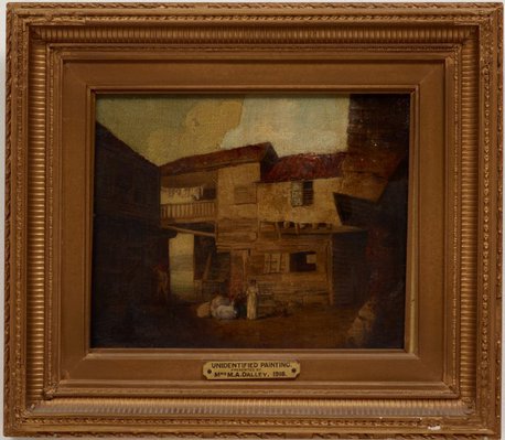 Alternate image of A courtyard by attrib. Norwich School