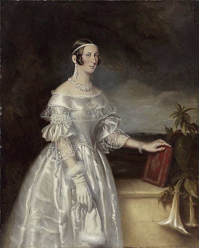 Portrait of Mrs Alexander Spark, (1840) by Maurice Felton