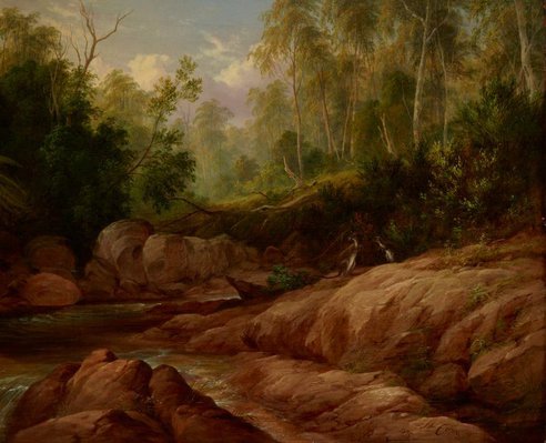 Alternate image of Creek scene, Tilba Tilba by JH Carse
