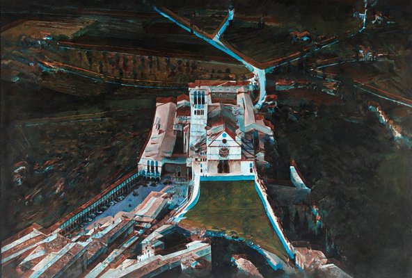 Alternate image of Two paintings, hidden from view by Imants Tillers