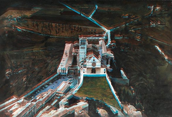 Alternate image of Two paintings, hidden from view by Imants Tillers