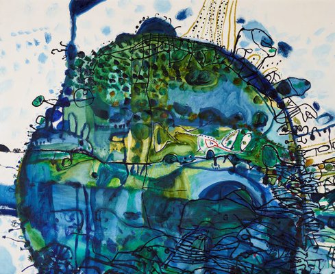 Alternate image of Five bells by John Olsen
