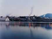 The Zinc Works and Mount Wellington from Store Point, Tasmania, 2004 by David Stephenson