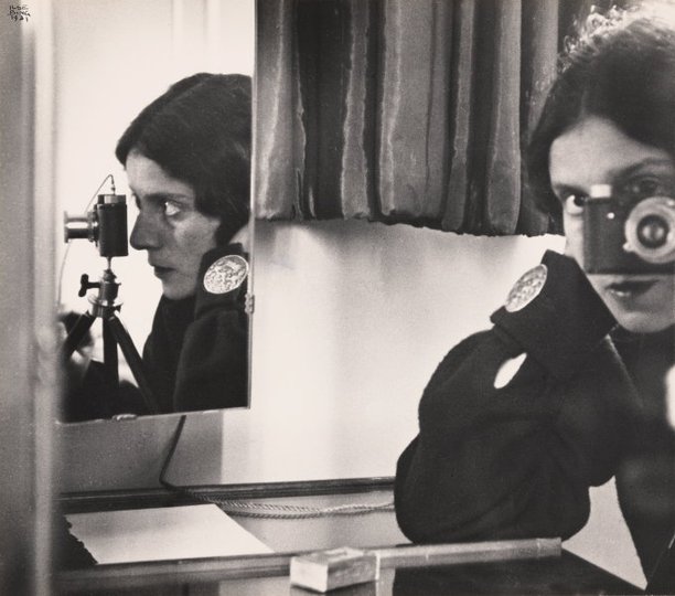 AGNSW collection Ilse Bing Self portrait with Leica (1931, printed 1941) 16.2005
