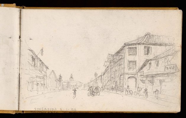 Alternate image of Sketchbook no. 2: Singapore, France, Italy, United Kingdom 1953 by Lloyd Rees
