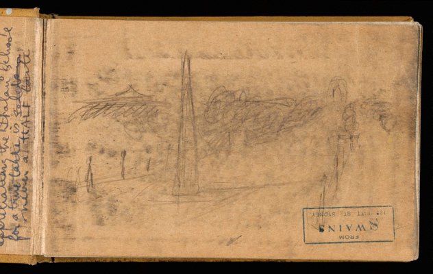 Alternate image of Sketchbook no. 2: Singapore, France, Italy, United Kingdom 1953 by Lloyd Rees