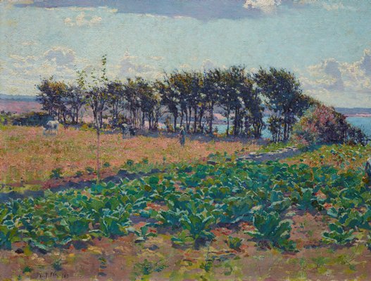 Alternate image of Landscape, between the Counties of Morbihan and Finistère by E Phillips Fox