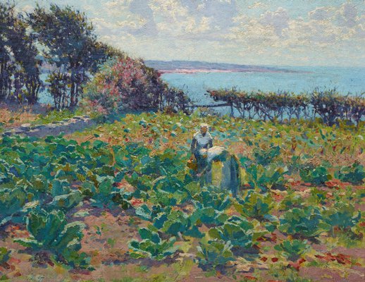 Alternate image of Landscape, between the Counties of Morbihan and Finistère by E Phillips Fox
