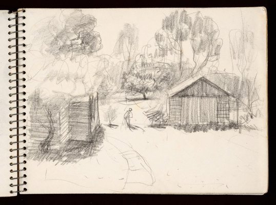 Alternate image of Sketchbook no. 3: Italy, France, 1953 by Lloyd Rees