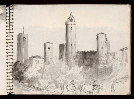 Alternate image of Sketchbook no. 3: Italy, France, 1953 by Lloyd Rees