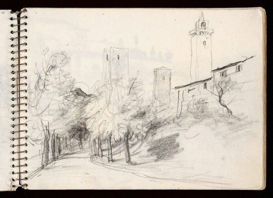 Alternate image of Sketchbook no. 3: Italy, France, 1953 by Lloyd Rees