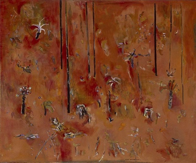 My garden, (1965-1967) by Fred Williams