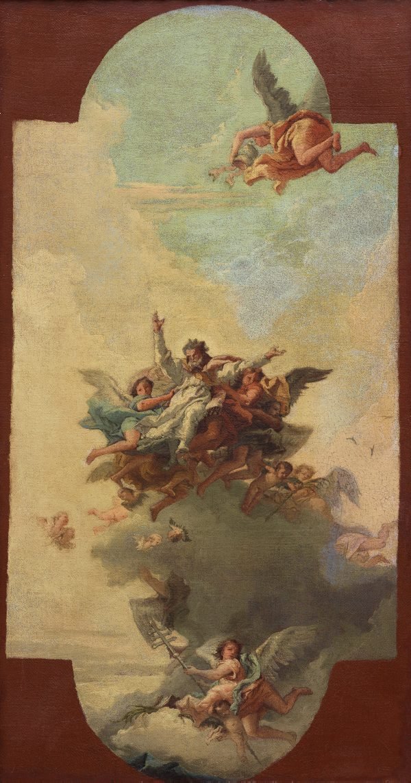 An image of The apotheosis of a pope and martyr