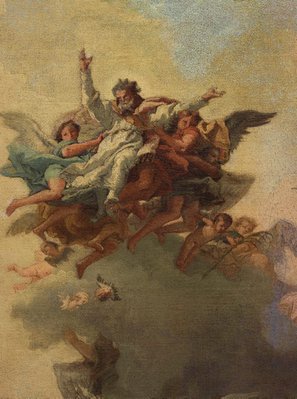 Alternate image of The apotheosis of a pope and martyr by Giovanni Domenico Tiepolo