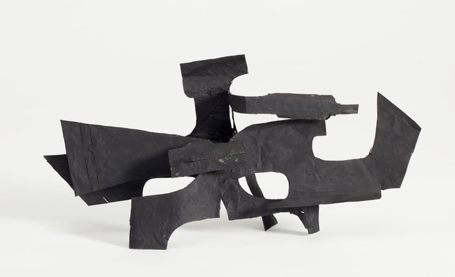 Alternate image of Untitled (maquette for 'Black silhouette') by Margel Hinder