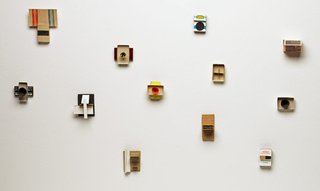 AGNSW collection Eugene Carchesio Matchbox constructions (1994-1995) 182.1995.a-l