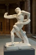 An athlete wrestling with a python, 1888-1891 by Lord Frederic Leighton