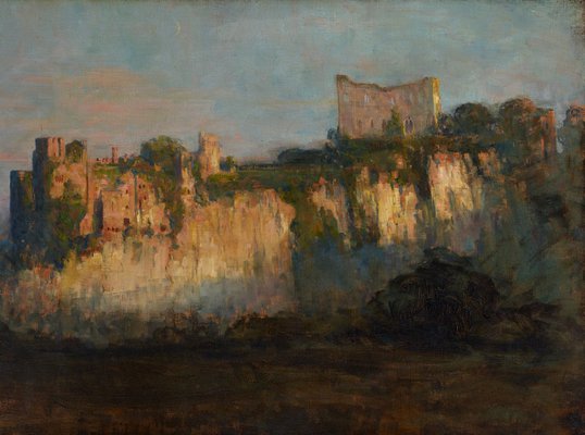 Alternate image of Chepstow Castle by Arthur Streeton