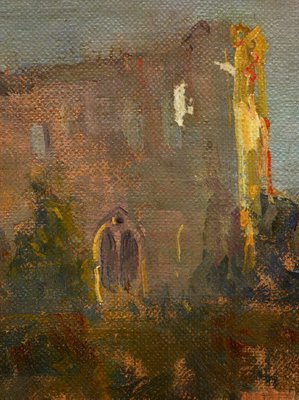 Alternate image of Chepstow Castle by Arthur Streeton