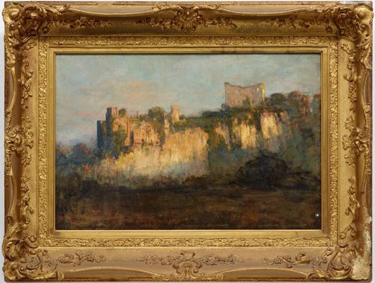 Alternate image of Chepstow Castle by Arthur Streeton