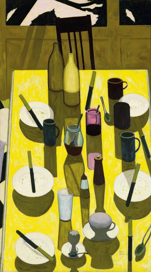 The breakfast table, (1958) by John Brack