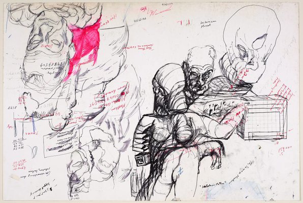 Alternate image of The side I least like by Mike Parr