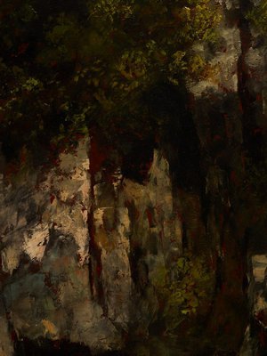 Alternate image of Landscape with stag by Gustave Courbet