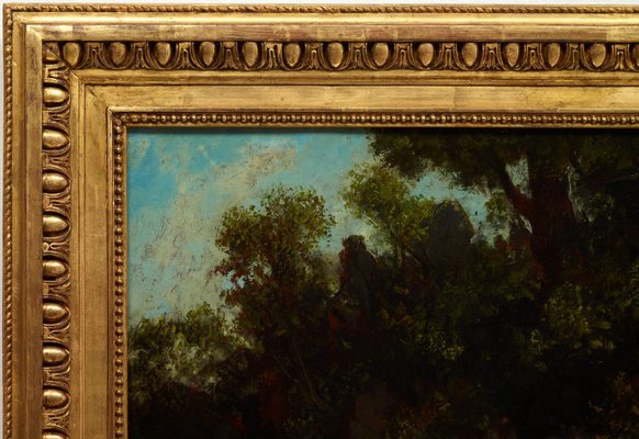 Alternate image of Landscape with stag by Gustave Courbet