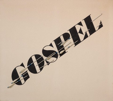 Gospel, (1972) by Edward Ruscha